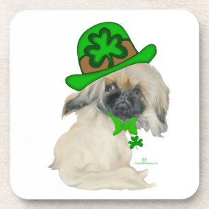 Lil Peke St Paddy Coaster