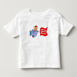 Lil Pilot Bear 2nd Birthday Toddler T-Shirt