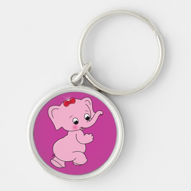 Lil' Plumpy Elephant Key Ring (Front)