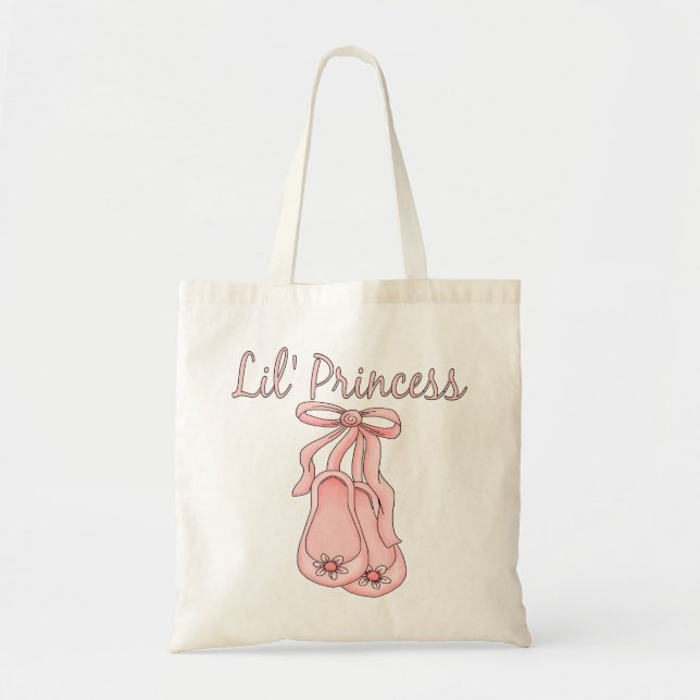 Lil' Princess Ballet Shoes   1 Tote Bag (Front)