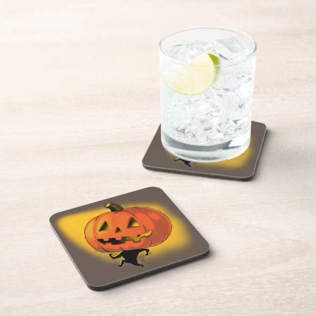 Lil' Pumpkin Head Coaster (Right Side)