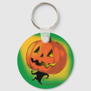 Lil' Pumpkin Head Key Ring