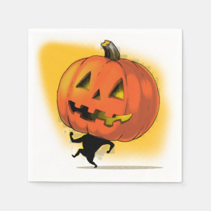 Lil' Pumpkin Head Napkin