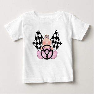 Lil Race Winner Baby Girl Baby T-Shirt
