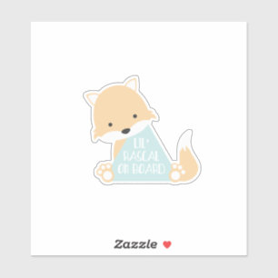 Lil' Rascal Baby On Board Sticker