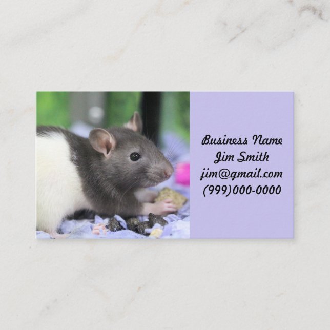 Lil rat business card (Front)