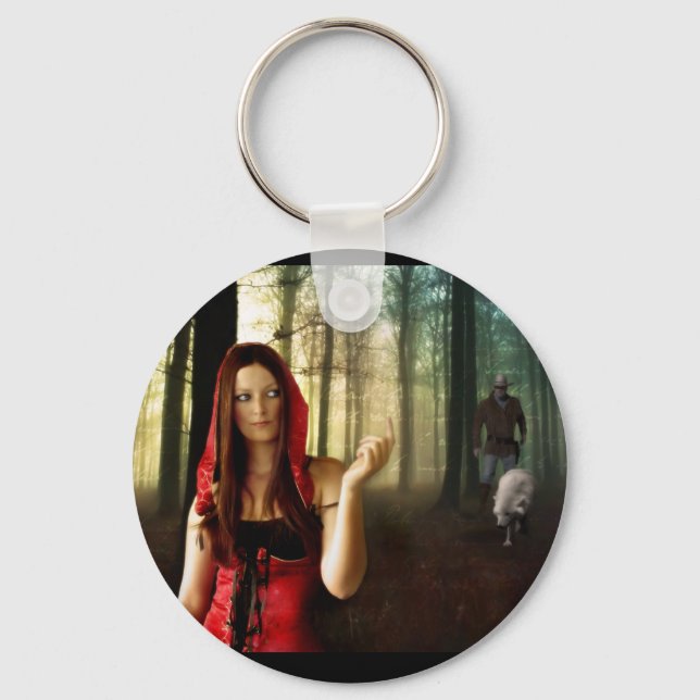 Lil Red Riding Hood Key Ring (Front)
