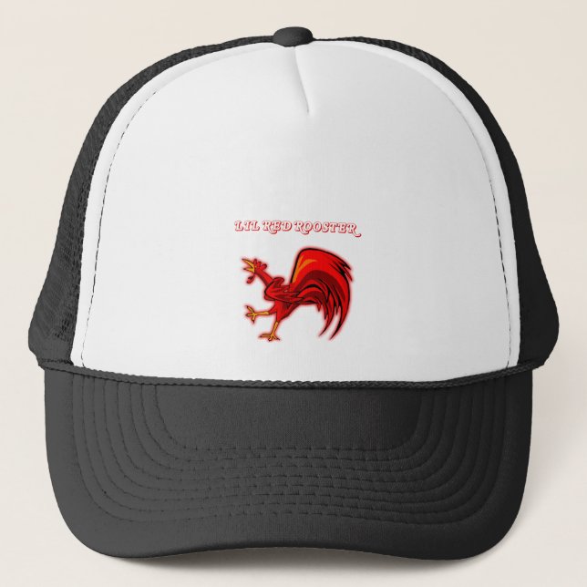 Lil Red Rooster Trucker Hat (Front)