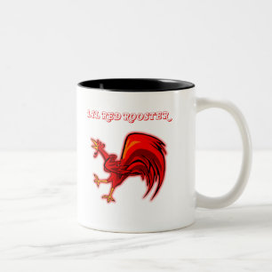 Lil Red Rooster Two-Tone Coffee Mug