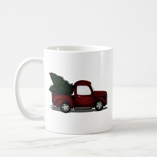 Lil Red Truck Coffee Mug (Left)