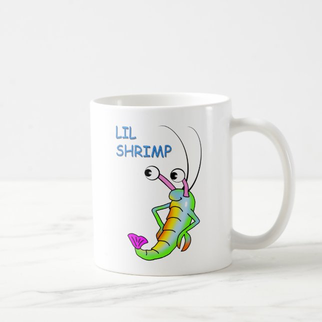 lil shrimp coffee mug (Right)