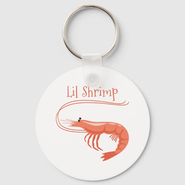 Lil Shrimp Key Ring (Front)