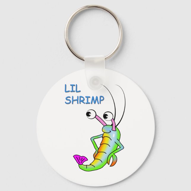 lil shrimp key ring (Front)