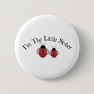 Lil Sis Ladybug 6 Cm Round Badge