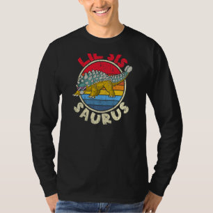 Lil Sis Saurus I Ankylosaurus Dinosaur I Family Ma T-Shirt