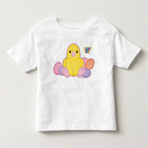 Lil Spring Chick Pattern Toddler T-Shirt