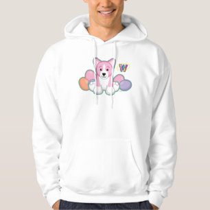 Lil Spring Corgi Pattern Hoodie
