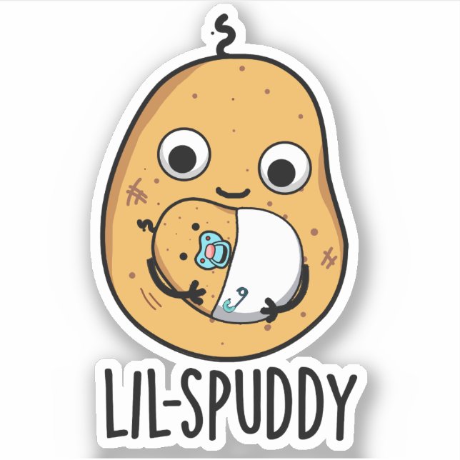 Lil Spuddy Funny Potato Pun  (Front)