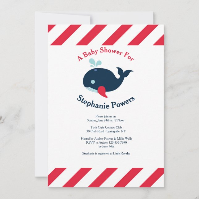 Li'l Squirt Invitation (Front)