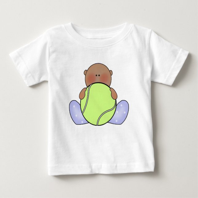 Lil Tennis Baby Boy - Ethnic Baby T-Shirt (Front)