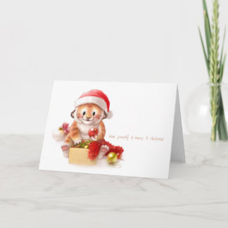lil tiger christmas card 2010