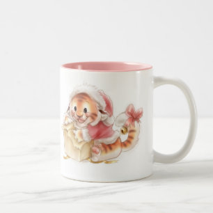Li'l tiger Christmas mug