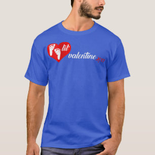 Lil Valentine , Cute Pregnancy Announcement Heart T-Shirt