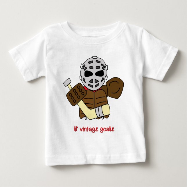 Lil' Vintage Hockey Goalie Tee (Front)