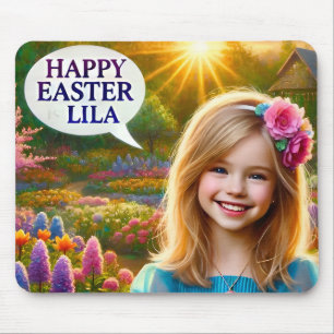LILA ~ HAPPY EASTER ~  MOUSE PAD