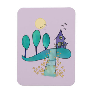Lila Haus Magnet