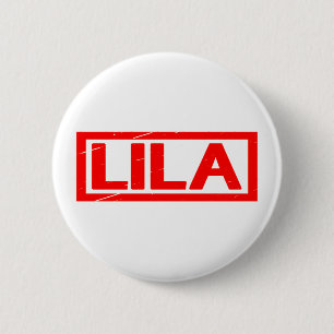 Lila Stamp 6 Cm Round Badge