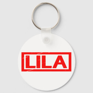 Lila Stamp Key Ring