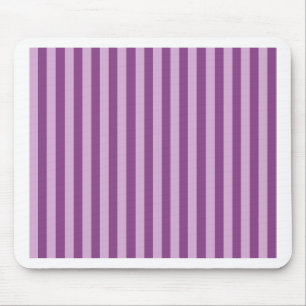 Lila Stripes Mouse Pad