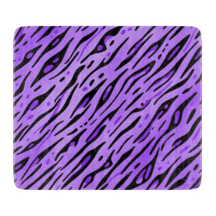 Lila Tiger Strip Cutting Board