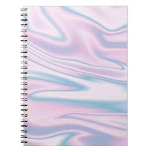 Lilac and Blue Print Notebook