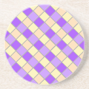 Lilac and Peach Coaster