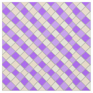 Lilac and Peach Fabric
