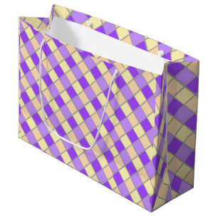 Lilac and Peach Large Gift Bag