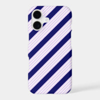Lilac and white stripes pattern with navy blue