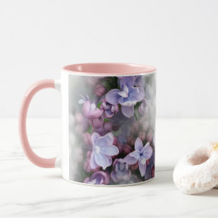 Lilac blooming mug