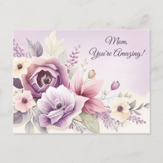 Lilac Blooms Mother's Day Card