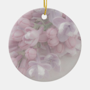 Lilac Blossom Ceramic Ornament