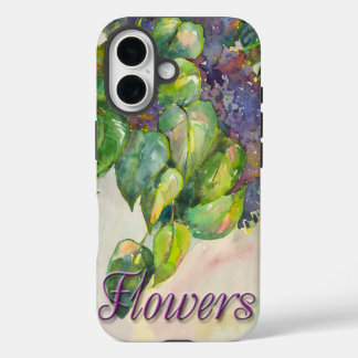 lilac blossoms iPhone / iPad case