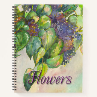 lilac blossoms Spiral Notebook