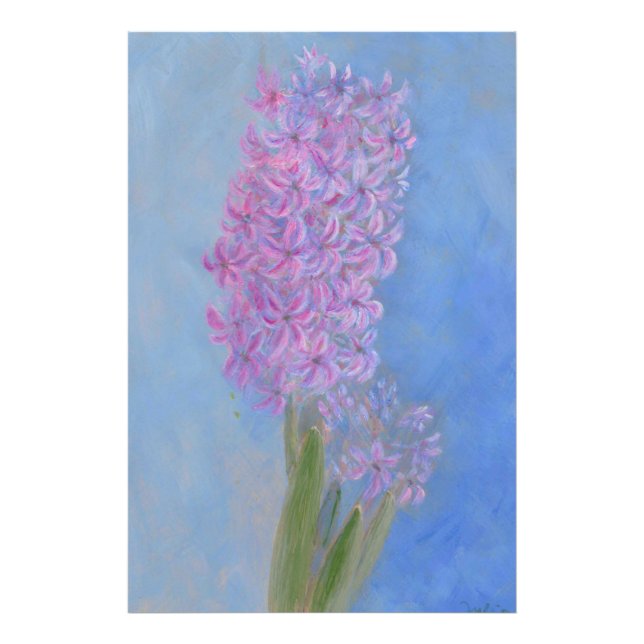 Lilac Blue Hyacinth Photo Print (Front)