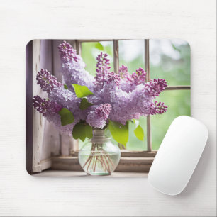 Lilac Bouquet Mouse Pad