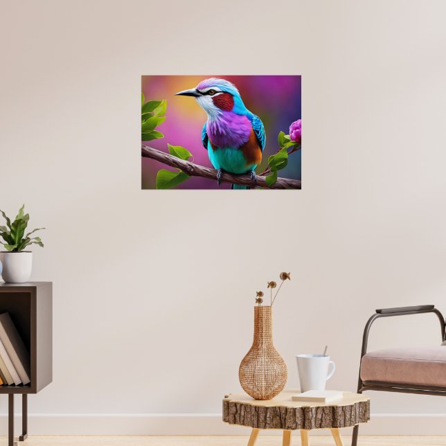 Lilac-Breasted Roller Poster (Living Room 3)