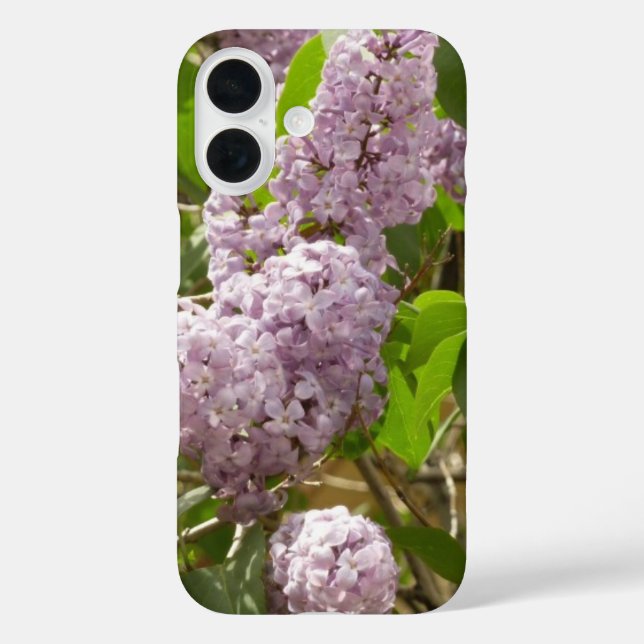 Lilac Bush Beautiful Purple Spring Flowers Case-Mate iPhone Case (Back)