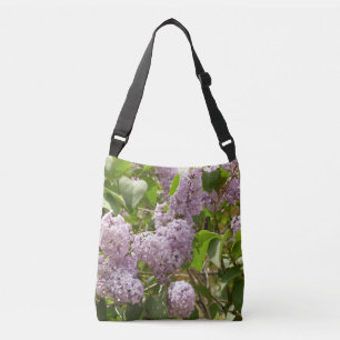 Lilac Bush Beautiful Purple Spring Flowers Crossbody Bag