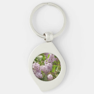 Lilac Bush Beautiful Purple Spring Flowers Key Ring
